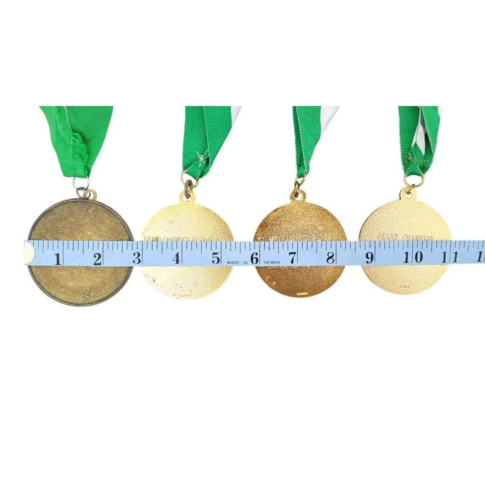 Vintage 4H Dog Show Medals Lot of 4 Metal Collection Osage County Fair Kansas - Picture 10 of 14